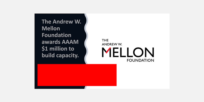 Association of African American Museums Receives a $1 Million Grant from The Andrew W. Mellon Foundation
