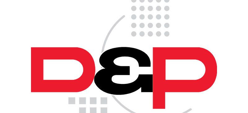 D and P logo