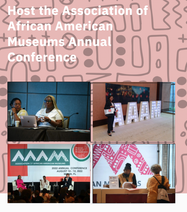 Host a Conference Association of African American Museums